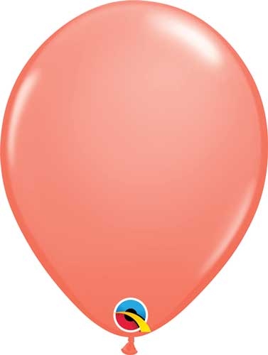 Coral balloons party sale city