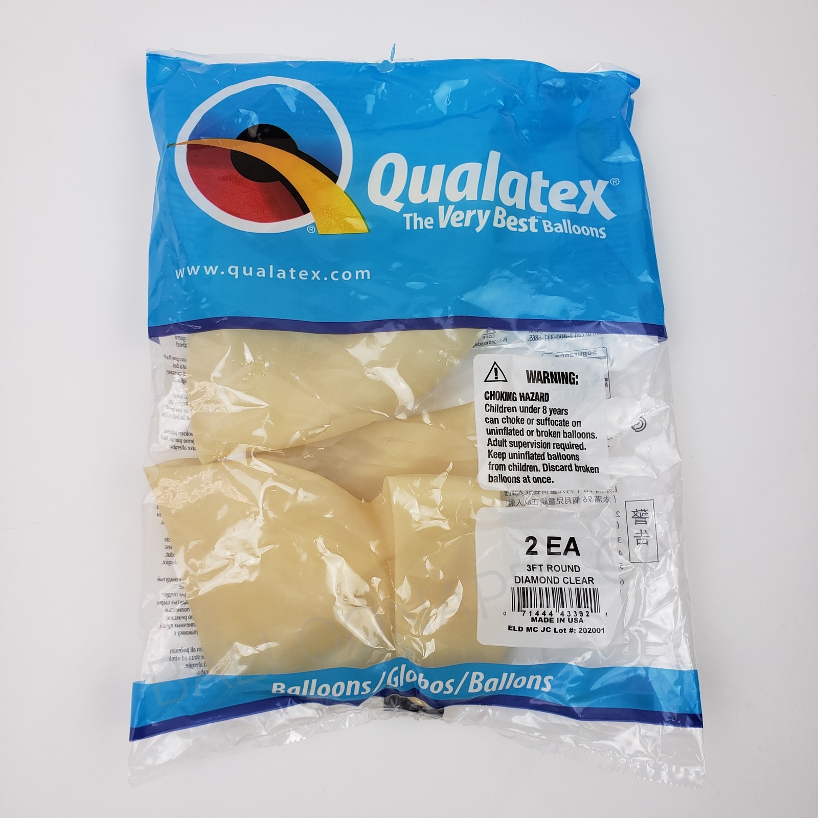 Qualatex 36" Jewel Diamond Clear