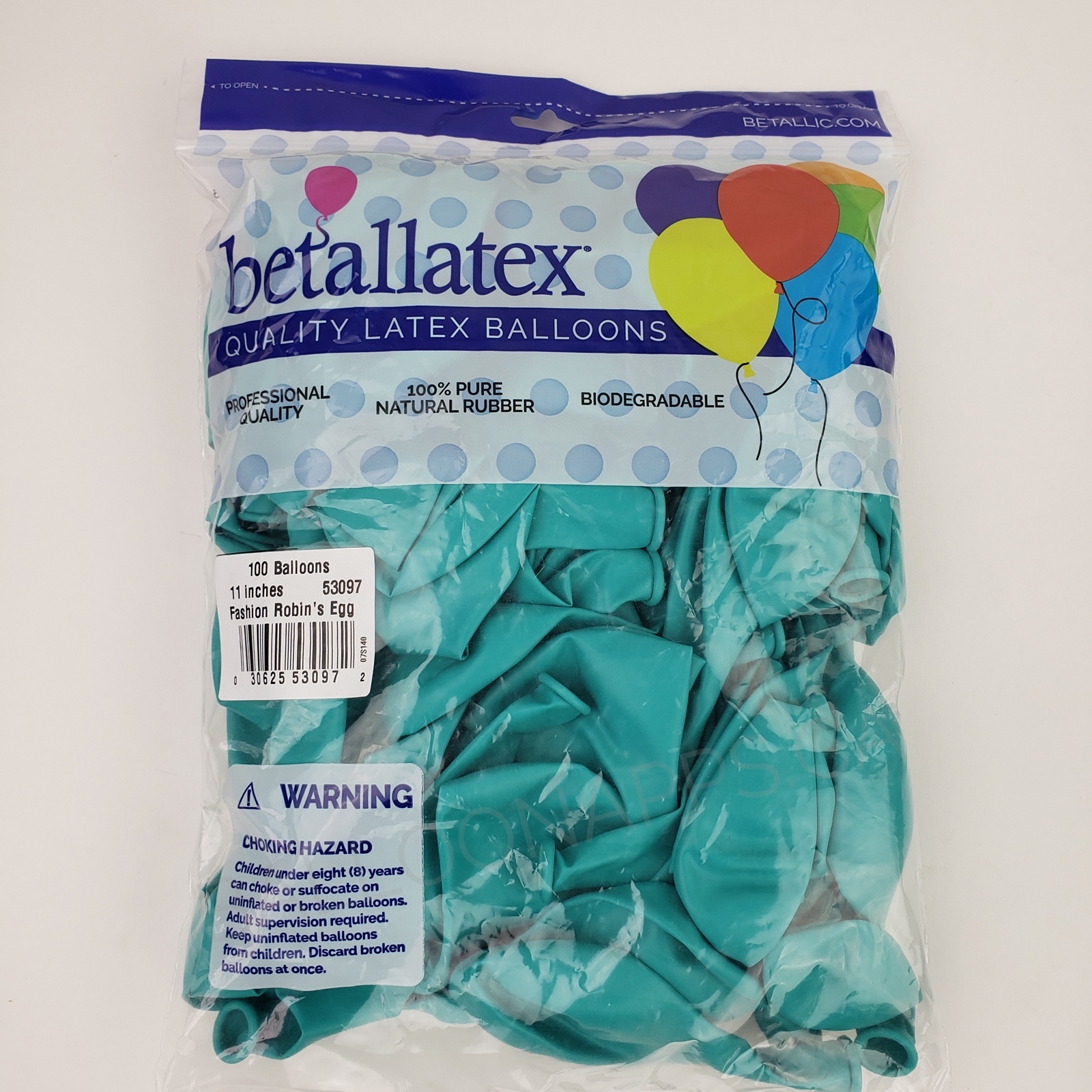 Fashion Robin's Egg Blue balloons balloons Betallic Balloons supplier in Canada Party Empire