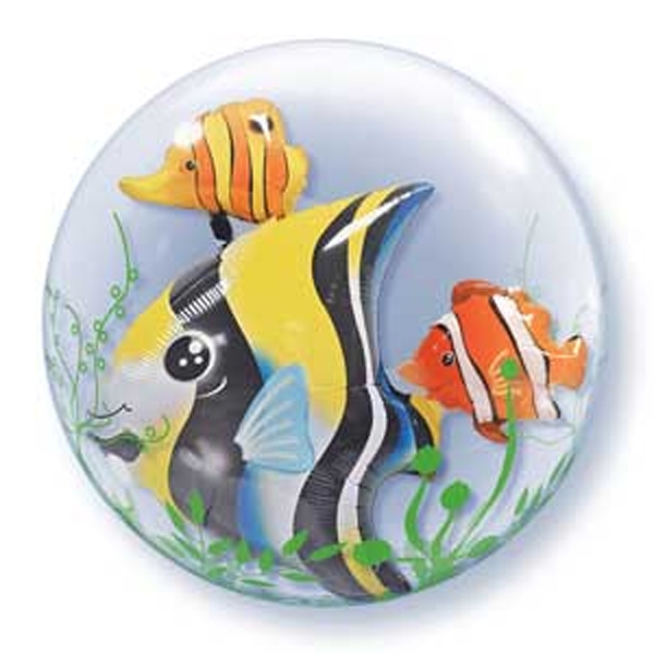 Dble Bubble - Seaweed Tropical Fish balloon - Qualatex Other Balloons  supplier in Canada, GoBalloons. Party Supplies Other Balloons