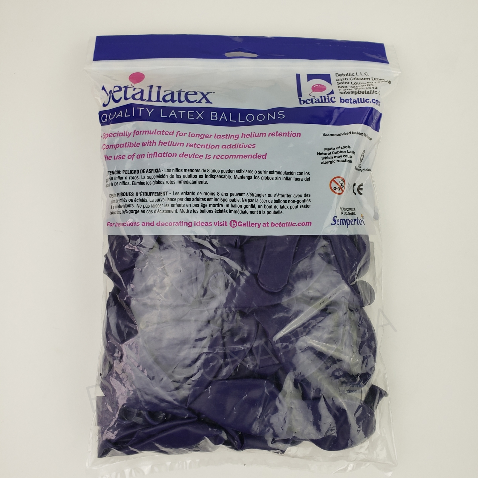 Fashion Violet balloons balloons Betallic BETALLATEX Balloons