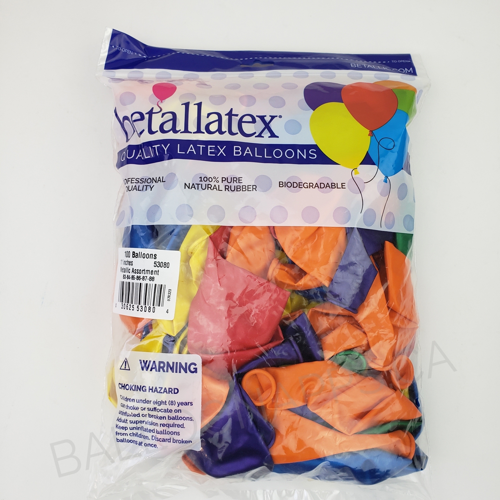 Metallic Assorted Balloons Balloons - Betallic BETALLATEX Balloons ...