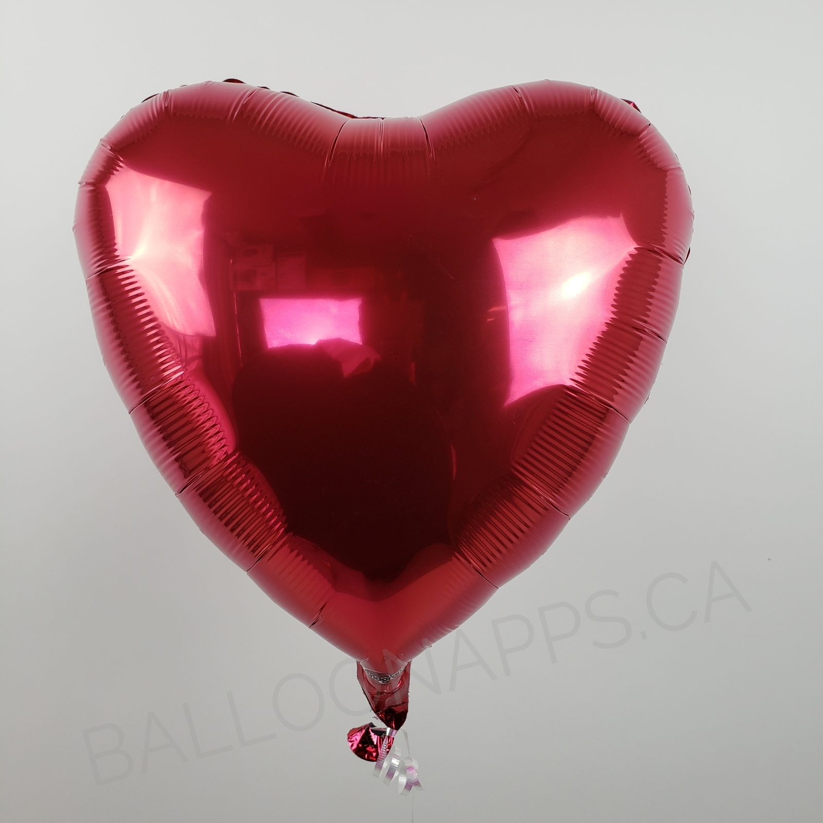 Foil Heart Burgundy balloon Anagram Balloons supplier in Canada Party Empire. Party