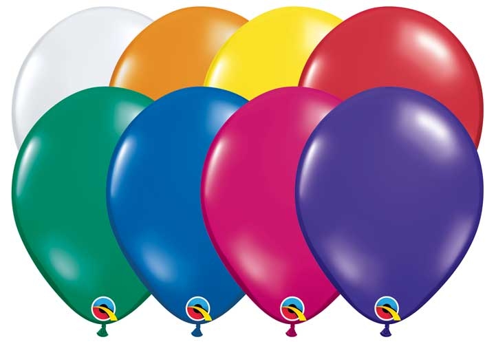 16 Geo Blossom Pastel Assortment Latex Balloons by Qualatex
