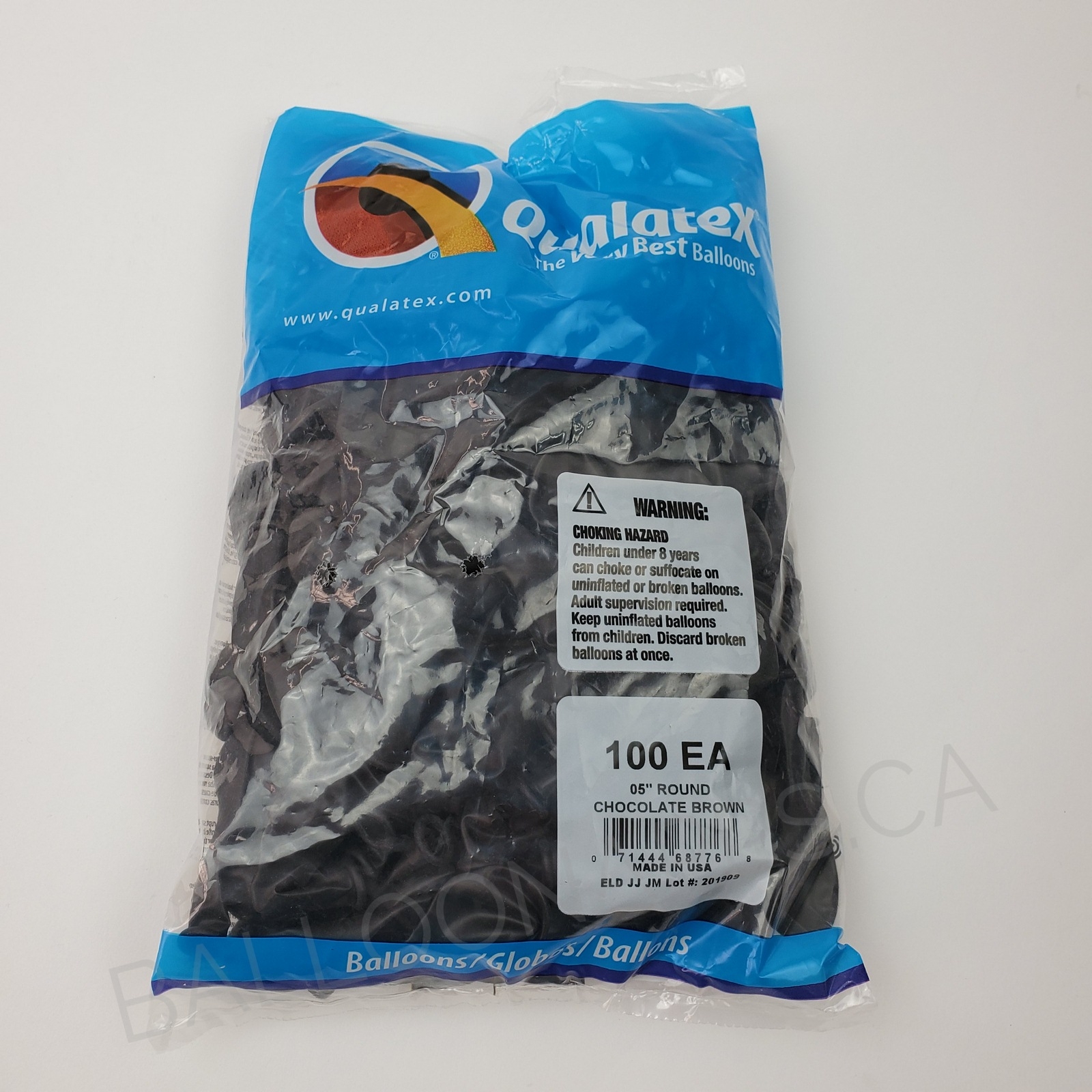 Qualatex 5" Fashion Chocolate Brown Balloons Richmond and Vancouver