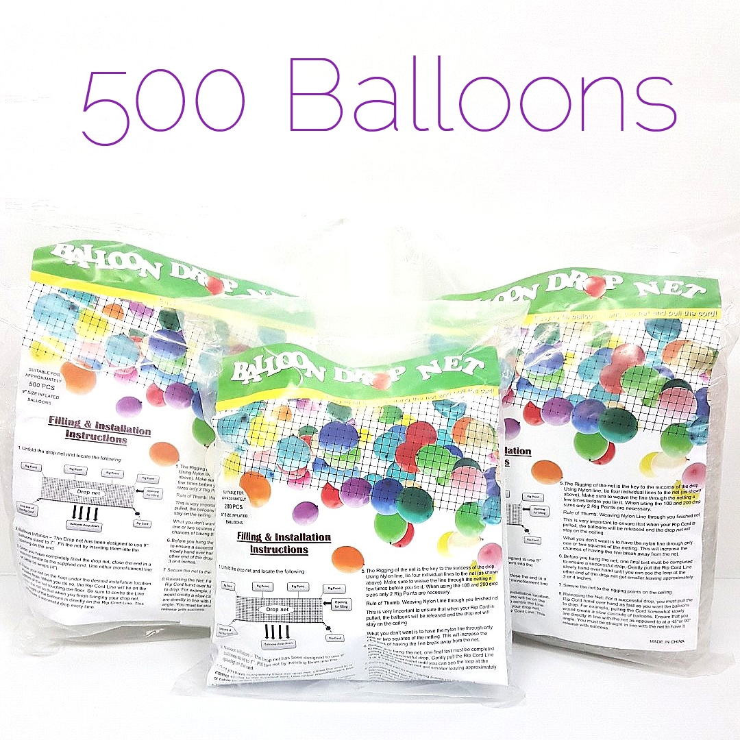 Balloon Drop Net - 500 balloons Balloon Accessories supplier in Canada, GoBalloons. Party Supplies Balloon Accessories
