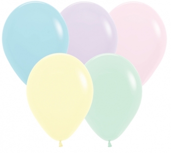 Sempertex 5" Pastel Matte Assorted  Balloons