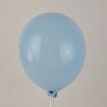 5 inch Sempertex Pastel Matte Blue Latex Balloons - 51177