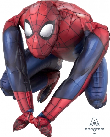 Sitting Spider Man Spiderman Air-fill Self-Sealing ANAGRAM