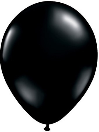 11 inch Helium Black Balloon balloons vancouver JC Balloon Studio