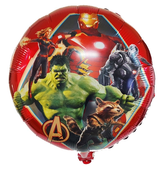 Ballon Hulk Marvel Chiffre Or Anniversaire - Avenger 