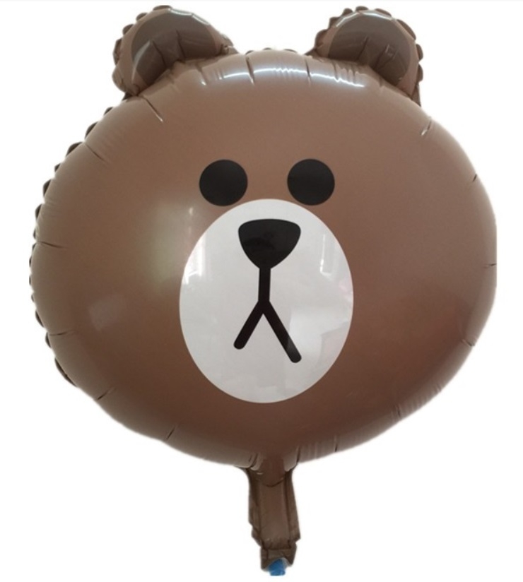 Line Friends Brown Bear Cony Sally Foil Balloon – Party Force