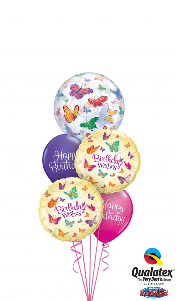 Birthday Butterflies Bouquet balloons vancouver JC Balloon Studio