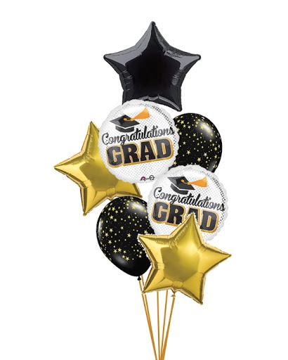 Shooting Stars Congratulations Grad Balloon Bouquet balloons vancouver ...