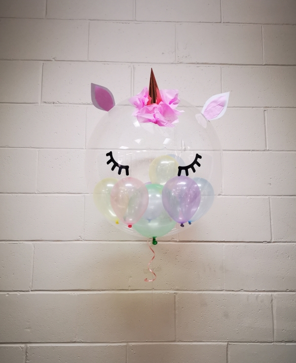 Crystal Jewel Unicorn 3D Custom Print balloons vancouver JC Balloon Studio