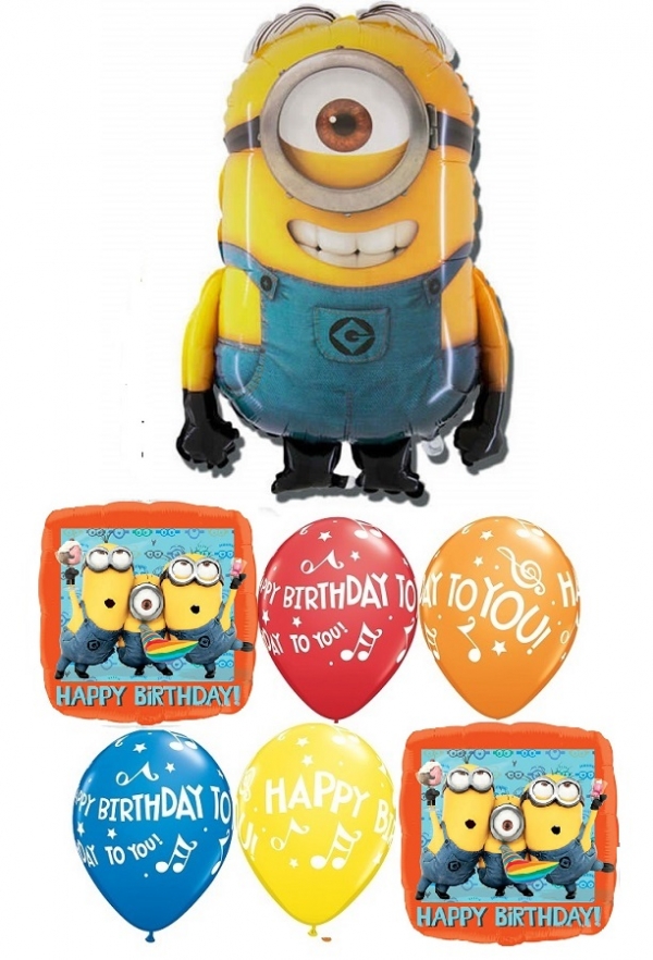 Despicable Me Minion Birthday Bouquet 7 balloons vancouver JC Balloon ...