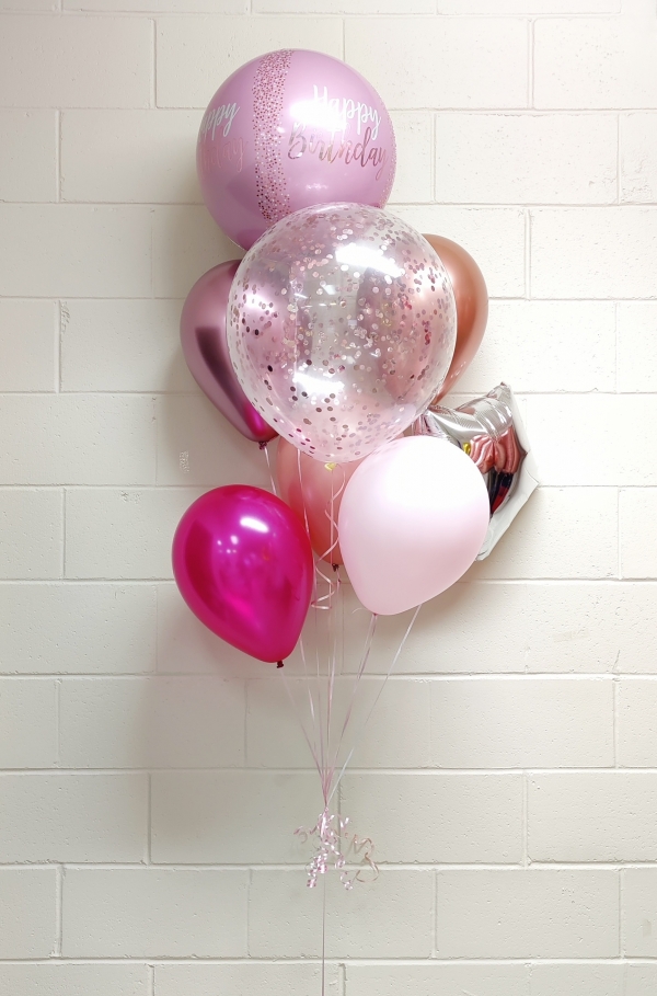 Happy Birthday Confetti Thrill Balloon Bouquet Balloons Vancouver JC ...