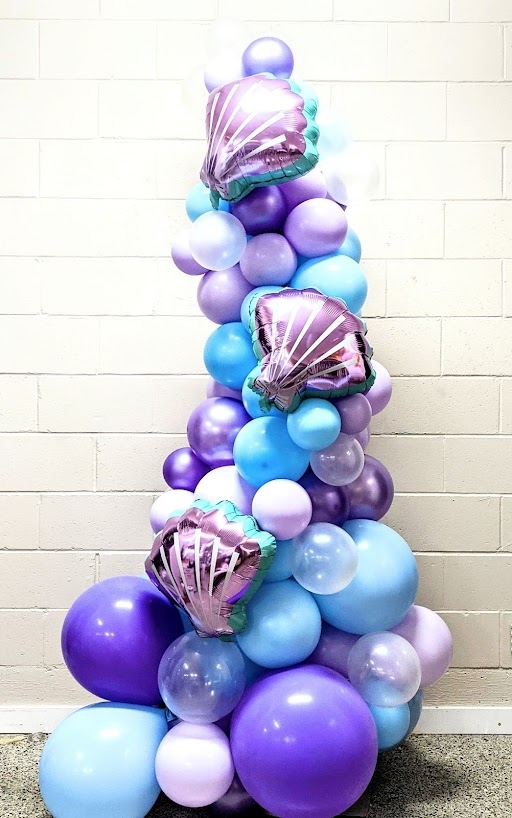 6 Foot Fishing Line Garland #3 Spring balloons vancouver JC Balloon Studio