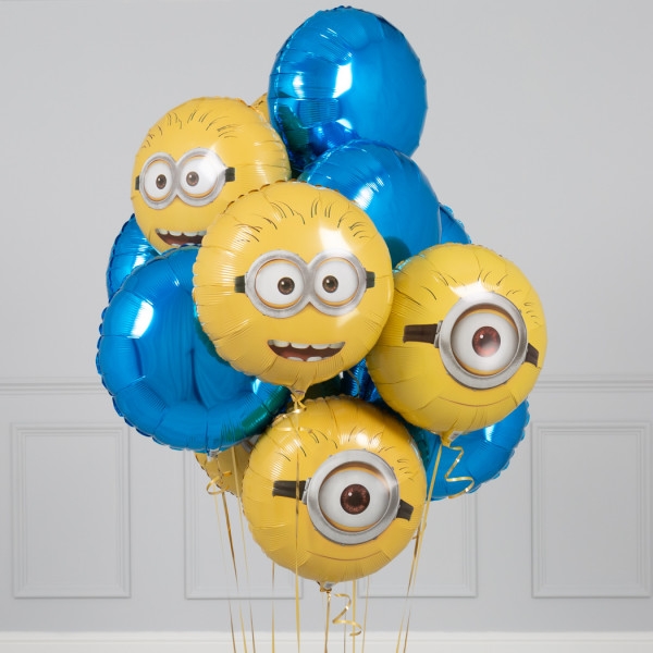 Minion Despicable Me Bouquet 6 balloons vancouver JC Balloon Studio