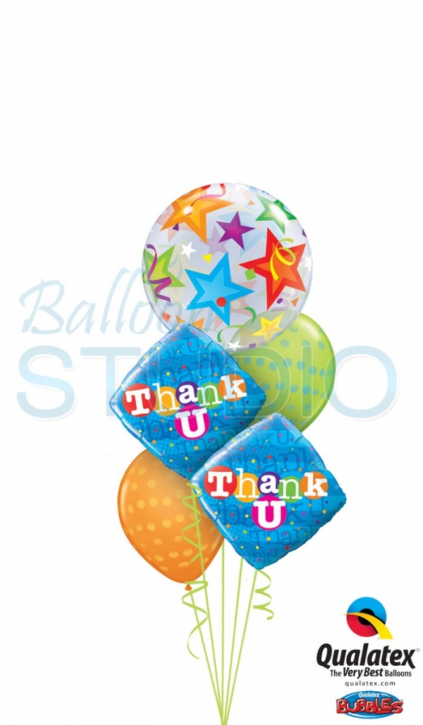 Thank You Bouquet 2 Balloons Vancouver Jc Balloon Studio