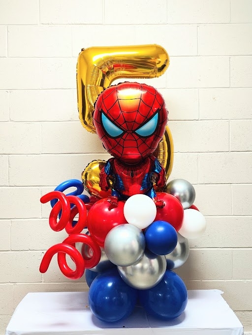 Ballon bubble xl spiderman marvel anniversaire spiderman en alu