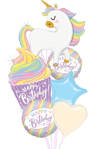 Sweet Sassy Unicorn Birthday Balloon Bouquet balloons vancouver JC ...