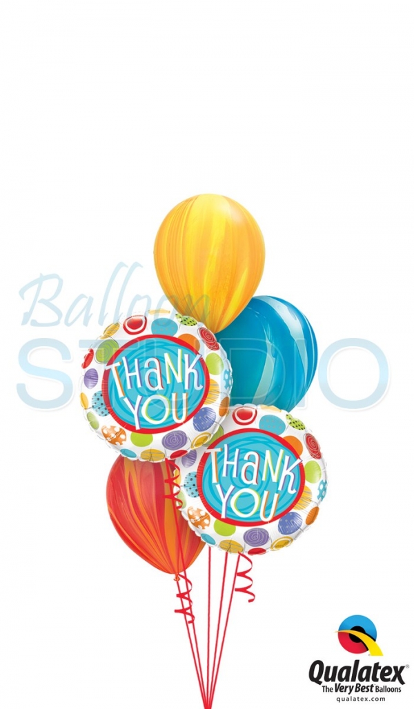 Thank You Bouquet 10 balloons vancouver JC Balloon Studio