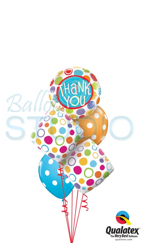 Thank You Bouquet 11 balloons vancouver JC Balloon Studio